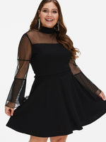 OEM Ladies Black Plus Size Dresses