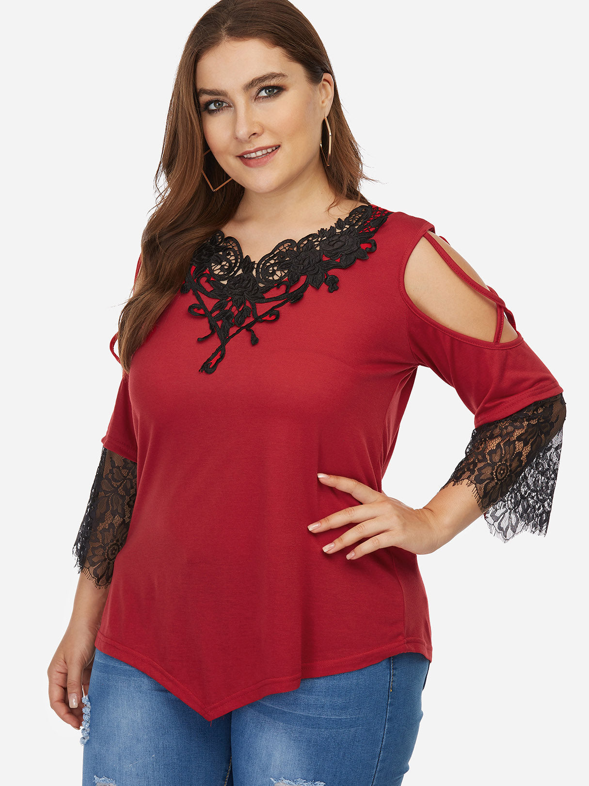 Custom Womens Plus Size Tunic Tops