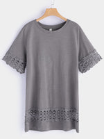 OEM ODM Ladies Plus Size Lace Tops