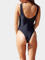 NEW FEELING Womens Black One-Pieces