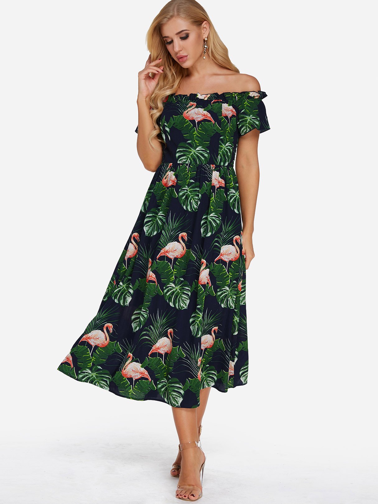 ODM Ladies Short Sleeve Dresses