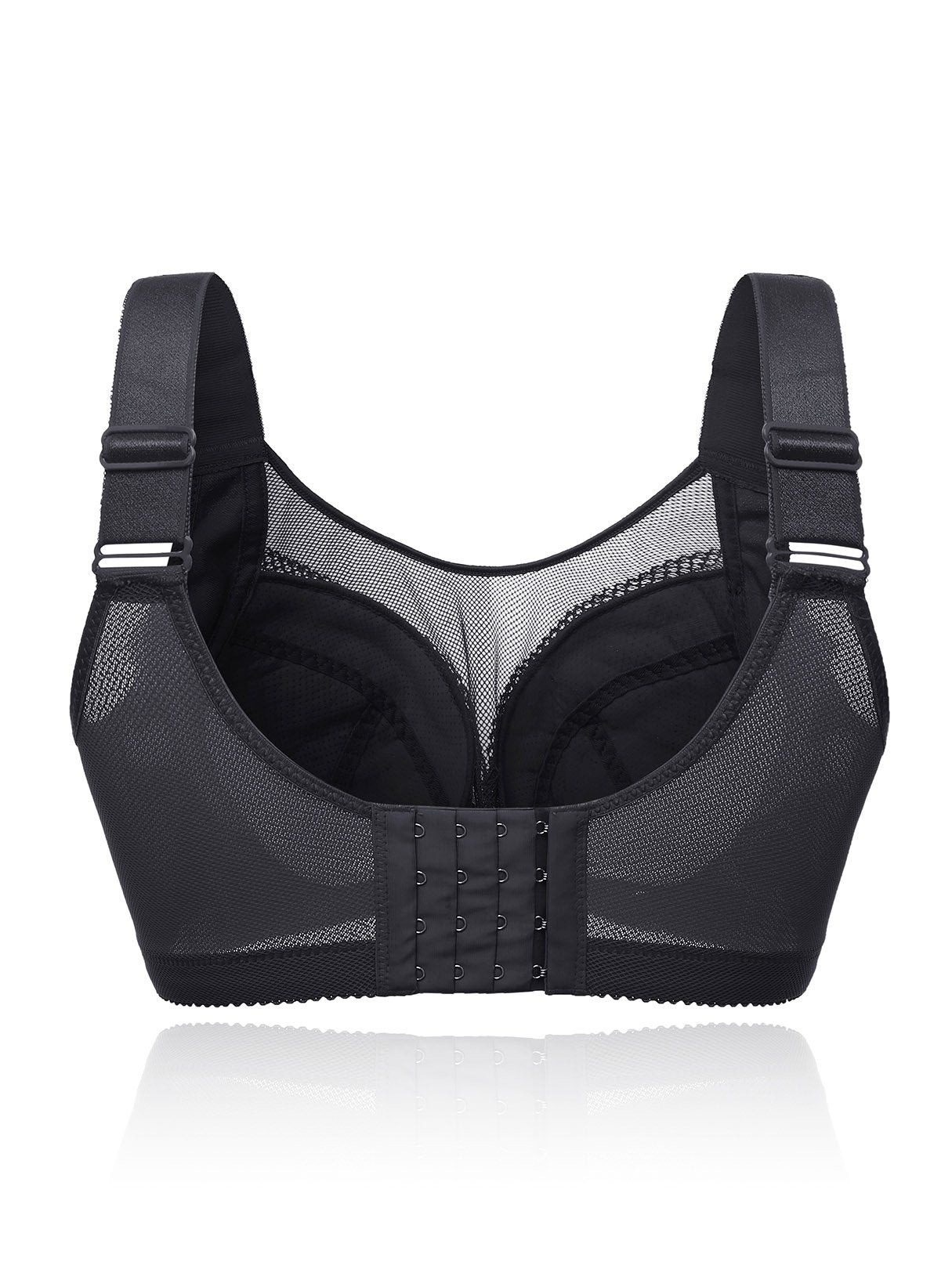 NEW FEELING Womens Black Plus Size Intimates