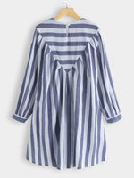 NEW FEELING Womens Striped Casual Dresses