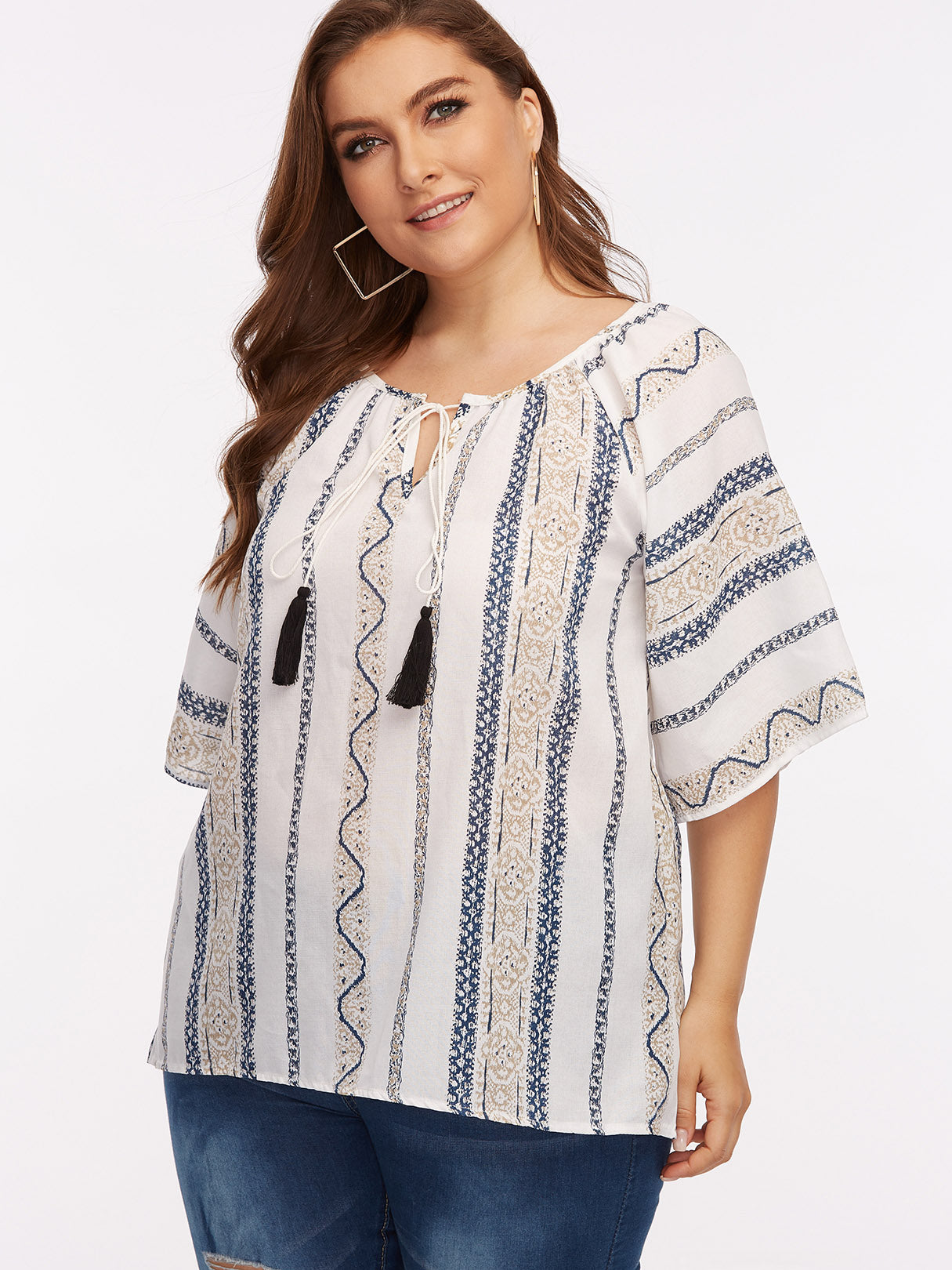 OEM Ladies Multi Plus Size Tops