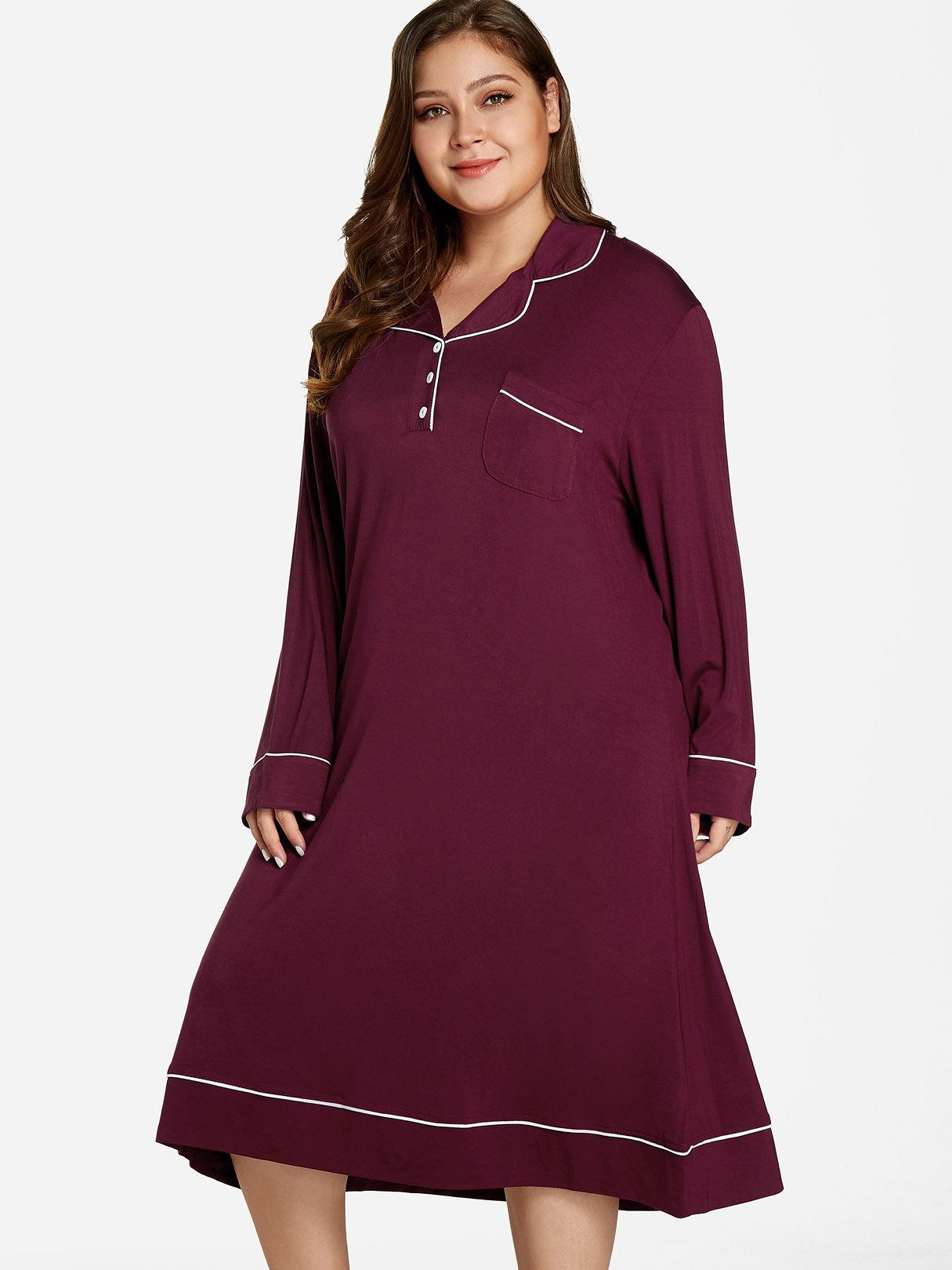 ODM Ladies Long Sleeve Plus Size Intimates