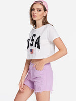 ODM Ladies Short Sleeve T-Shirts