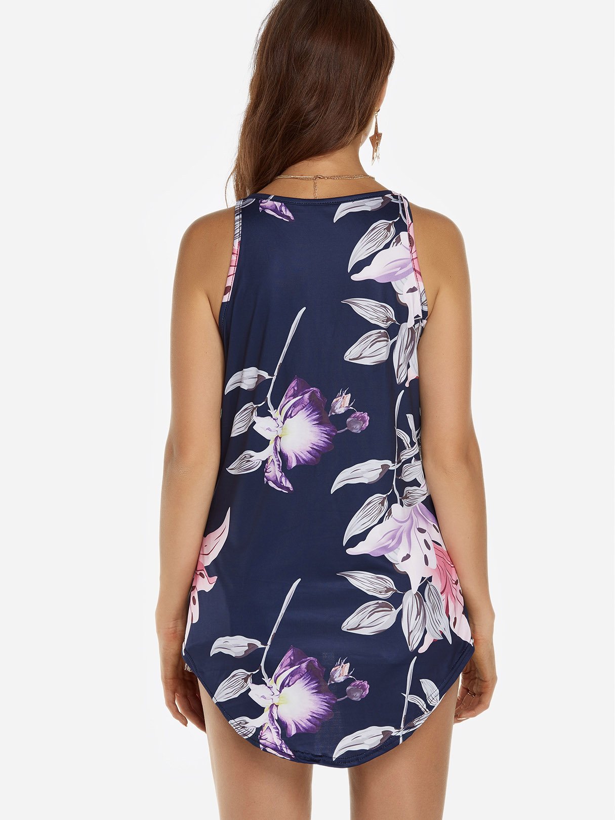 NEW FEELING Womens Navy Camis