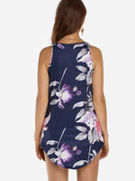 NEW FEELING Womens Navy Camis