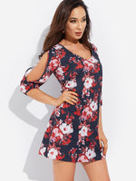 ODM Ladies 3/4 Sleeve Dresses