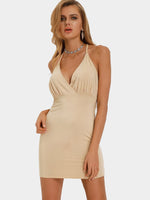 NEW FEELING Womens Beige Midi Dresses