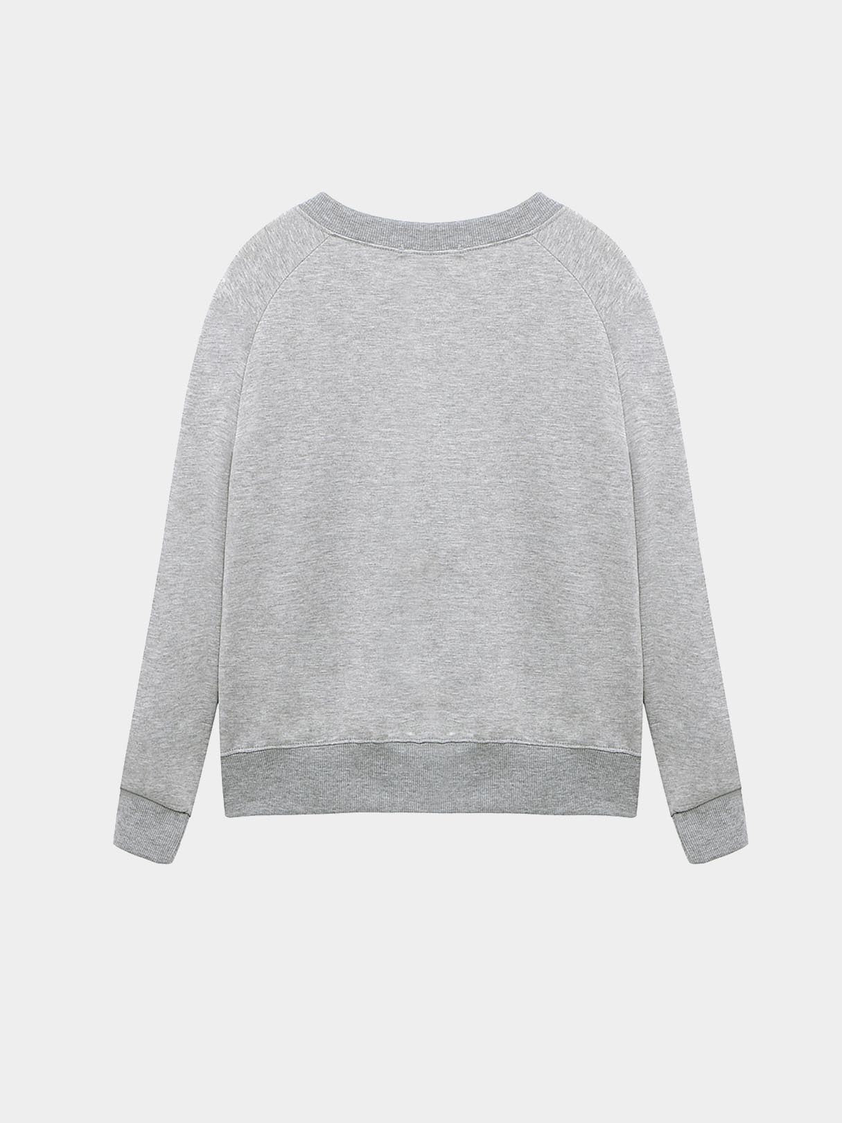 NEW FEELING Womens Grey Plus Size Tops