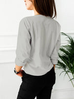 NEW FEELING Womens Grey T-Shirts