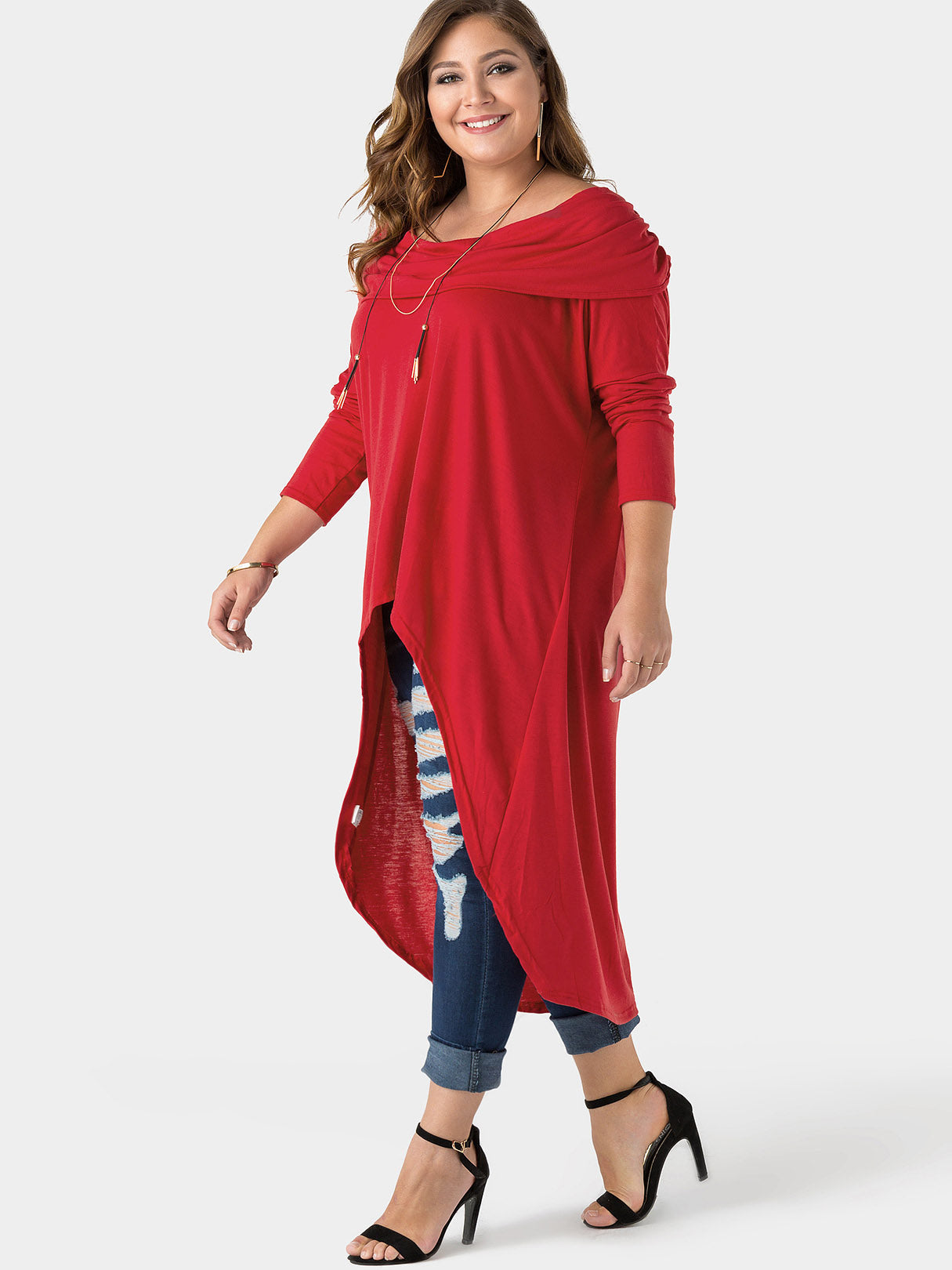 ODM Ladies Long Sleeve Plus Size Tops