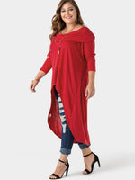 ODM Ladies Long Sleeve Plus Size Tops