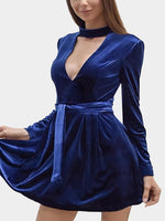 NEW FEELING Womens Navy Mini Dresses
