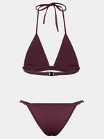 NEW FEELING Womens Burgundy Bikinis