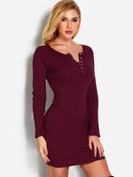 OEM Ladies Red Bodycon Dresses