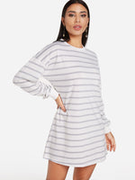 ODM Ladies Long Sleeve Shirt Dress