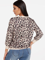 NEW FEELING Womens Leopard T-Shirts
