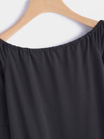 OEM Ladies Black Off The Shoulder Dresses