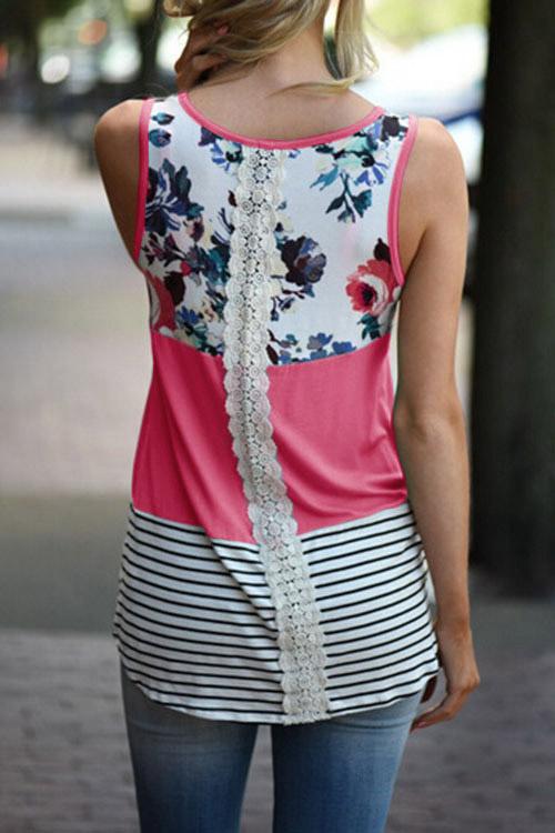 NEW FEELING Womens Pink Camis