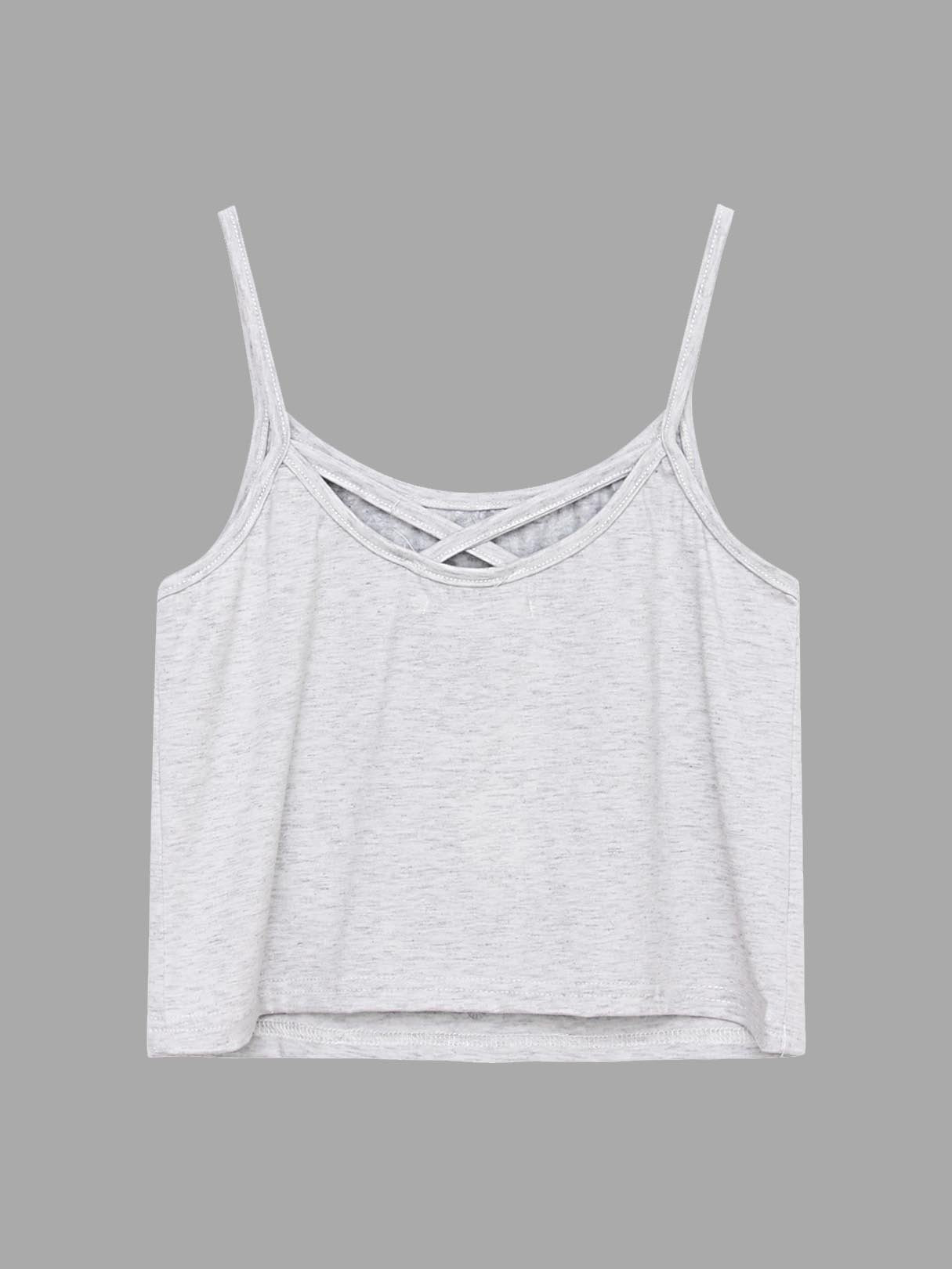 NEW FEELING Womens Grey Camis