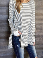 NEW FEELING Womens Striped T-Shirts