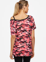 NEW FEELING Womens Red T-Shirts