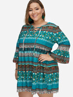 OEM Ladies Green Plus Size Dresses