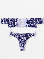 NEW FEELING Womens Floral Bikinis