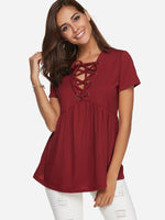 OEM Ladies Red T-Shirts