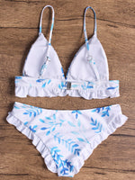 NEW FEELING Womens White Bikinis
