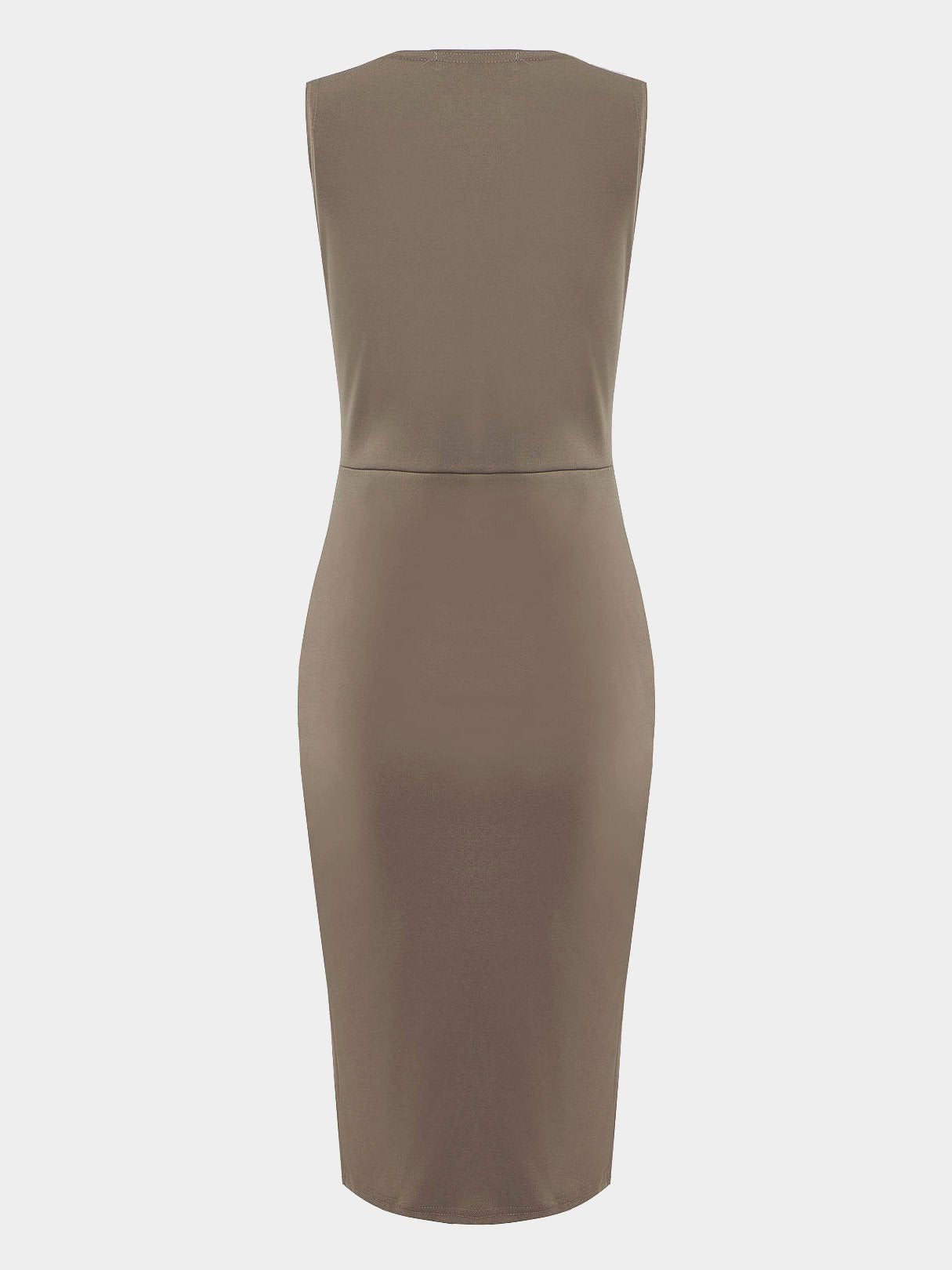 NEW FEELING Womens Khaki Midi Dresses