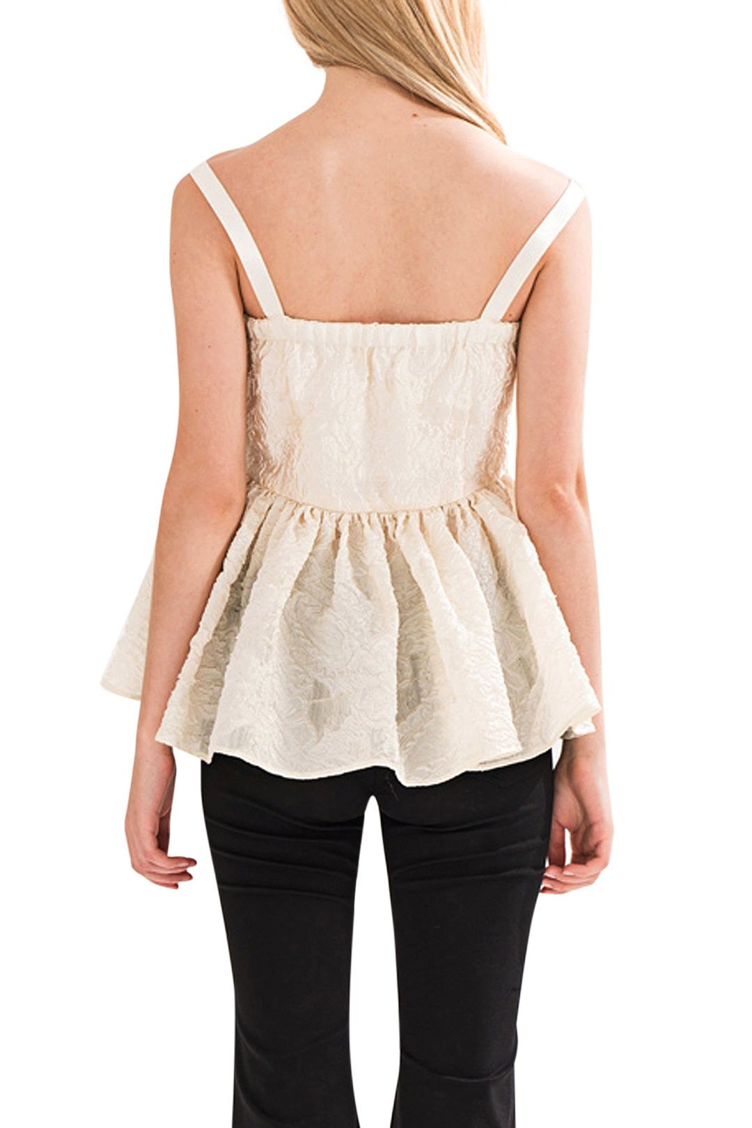 NEW FEELING Womens Beige Camis