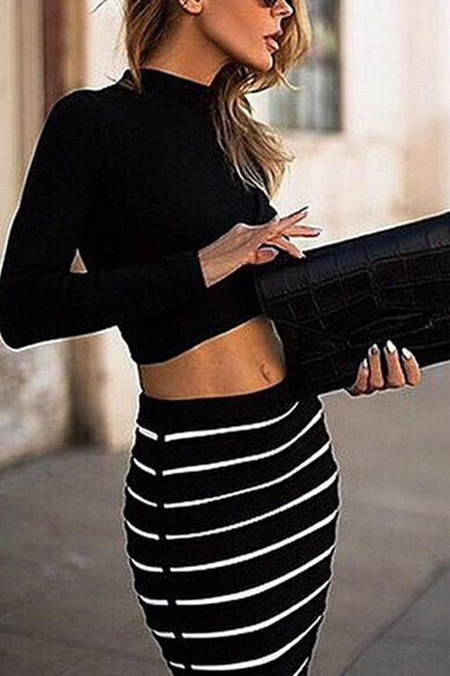 NEW FEELING Womens Multi Two Piece Outfits
