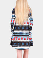 NEW FEELING Womens Multi Casual Dresses