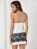 NEW FEELING Womens White Midi Dresses