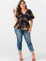 OEM ODM Womens Half Sleeve Plus Size Tops