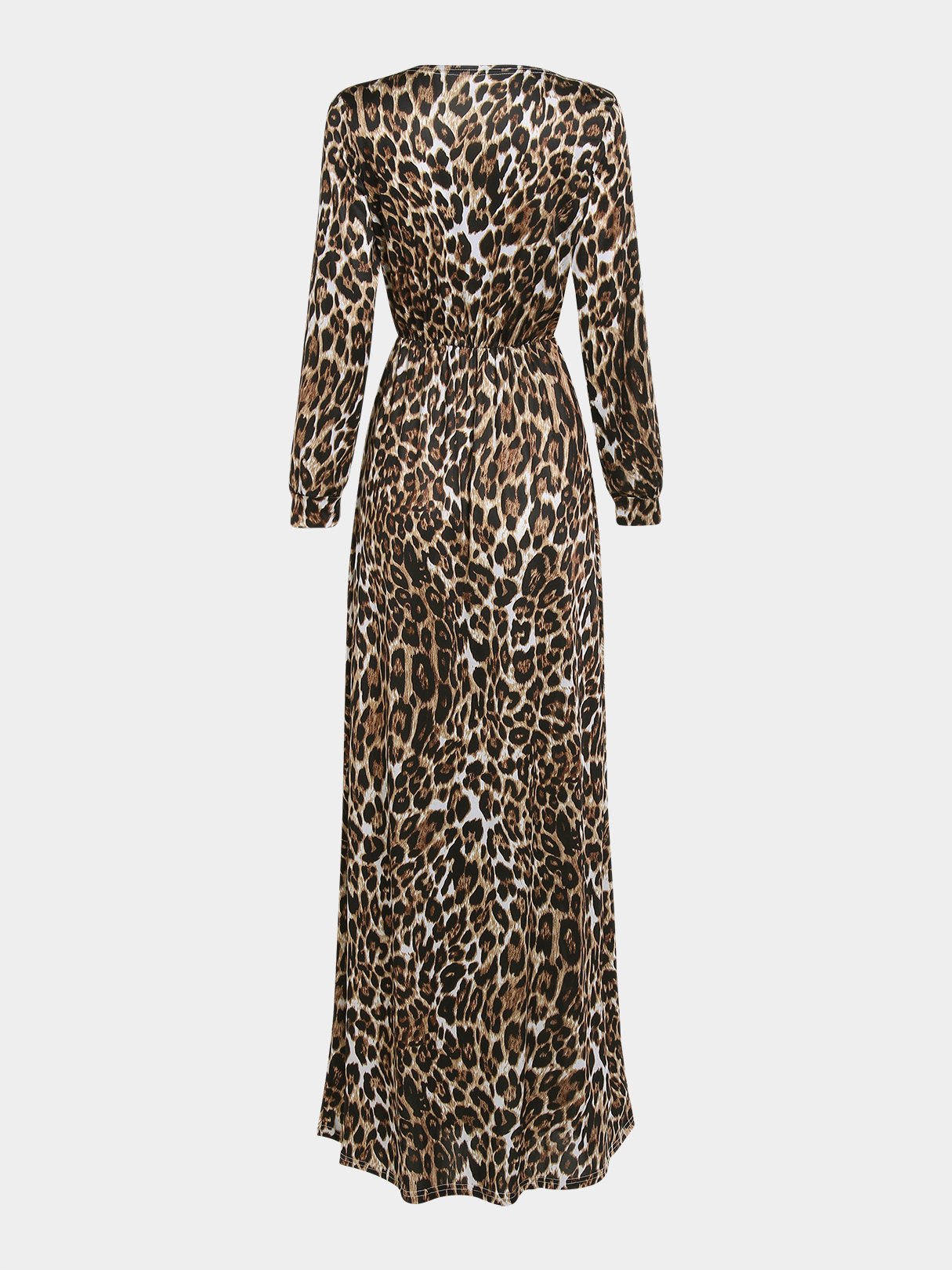 NEW FEELING Womens Leopard V-Neck Dresses
