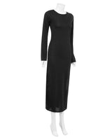 OEM Ladies Black Midi Dresses