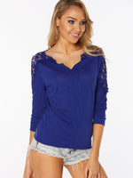 OEM Ladies Blue T-Shirts