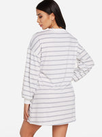 NEW FEELING Womens White Shirt Dresses