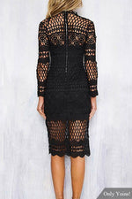 ODM Ladies Long Sleeve Sexy Dress