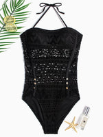 Custom Womens Sleeveless One-Pieces Swimwear