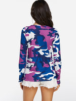NEW FEELING Womens Camo T-Shirts