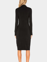 NEW FEELING Womens Black Casual Dresses