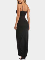 NEW FEELING Womens Black V-Neck Dresses