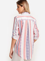 NEW FEELING Womens Color Block T-Shirts