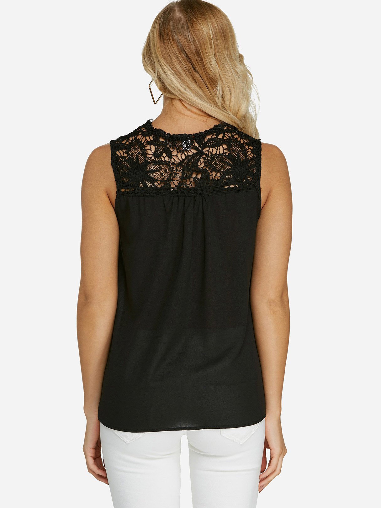 NEW FEELING Womens Black Camis