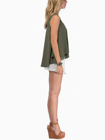 OEM Ladies Army Green Camis